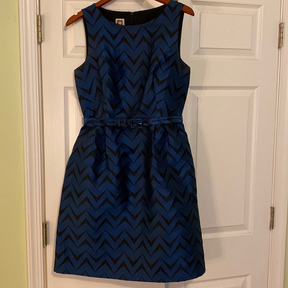 Ann Klein Chevron Sheath Dress